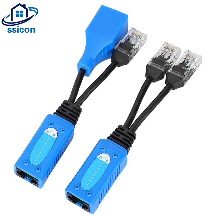 uPOE kabelset RJ45 splitter combiner CCTV POE Adapterkabel Passieve voedingskabel voor IP-camera