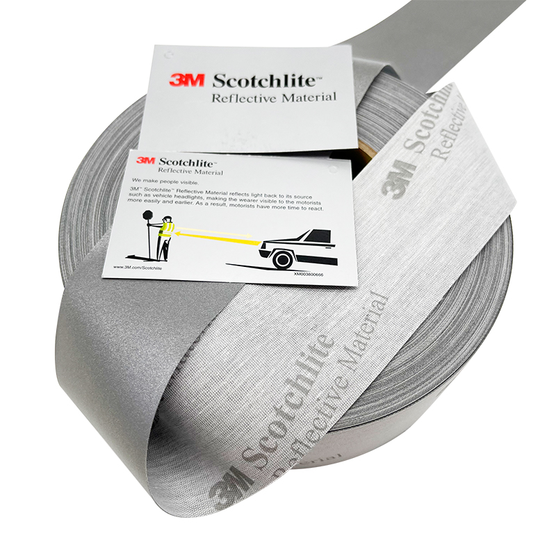 VOOFENG 3M High Silver TC Reflective Fabric Tape Sewing on Workwear Clothes Jacket Multi-Size