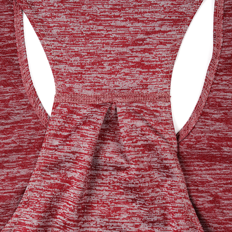 VEQKING Camisetas sin mangas de entrenamiento con espalda cruzada para mujer, camisas de yoga para entrenamiento de carrera, chaleco deportivo de yoga para fitness, camisas deportivas para gimnasio