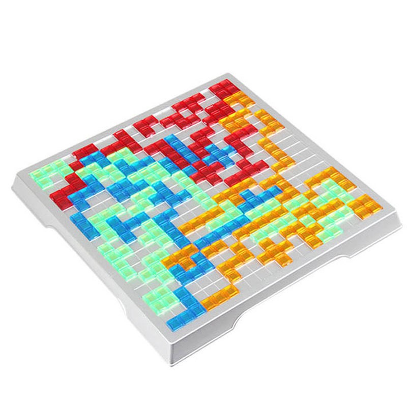 Rompecabezas intelectual, juego de mesa Blokus, versión en inglés, juegos de fiesta para niños, juguete para niños, juego familiar Tos, juego de 2 jugadores/4 jugadores