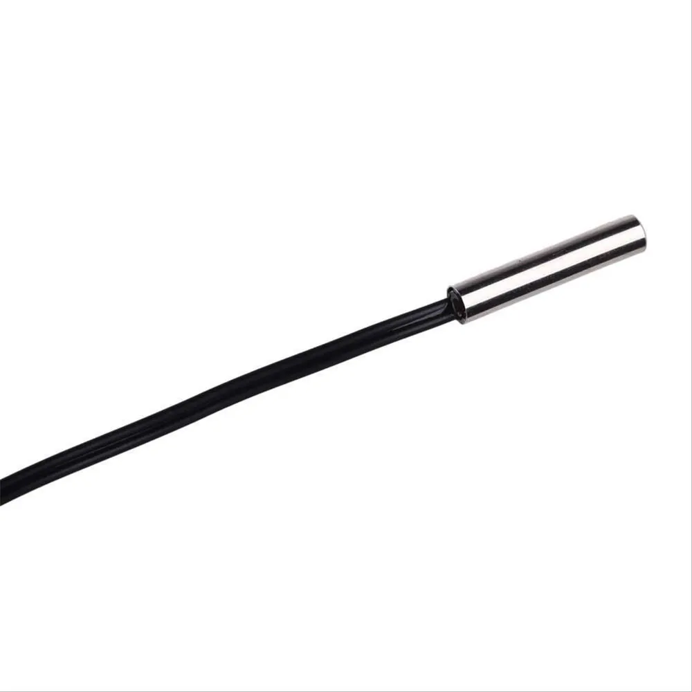 100/200cm 3m impermeable NTC 10K 1% 3950 2m termistor precisión Sensor de temperatura Cable sonda 50cm para Arduino W1209 W1401
