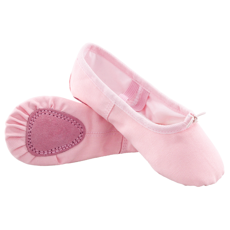 Ivoogle Professionale Bambino Ragazze Bambini Tela di cotone Morbida Balletto Pratica di danza Scarpe Palestra баernuки Pantofole da balletto