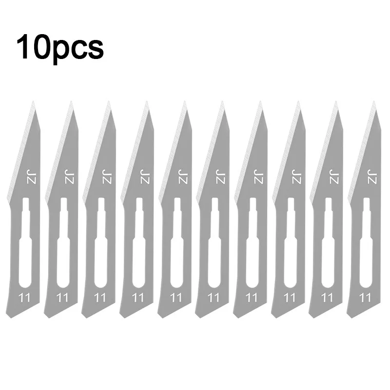 Thép Carbon Phẫu Thuật Dao Mổ Dao 11 #23 # Lưỡi Dao Có Tay Cầm Dao Mổ DIY Cắt PCB Sửa Chữa Gỗ Động Vật phẫu Thuật Dao