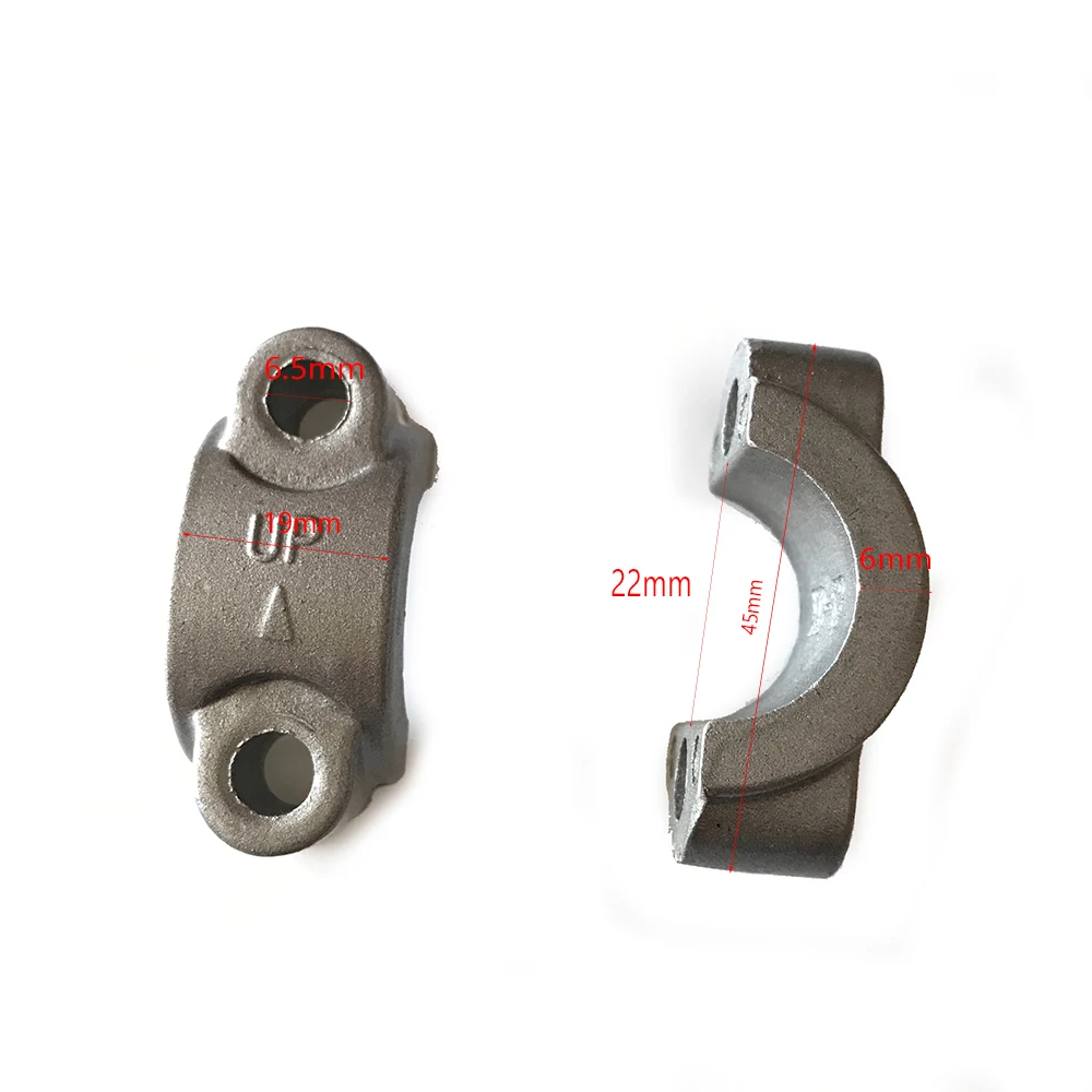 Phổ 7/8 "22Mm Lever Gương Chủ Phanh/Clutch Thạc Sĩ Xi Lanh Kẹp Bracket Bìa Sửa Chữa Ghế M10 Bu Lông hỗ Trợ Cơ Sở