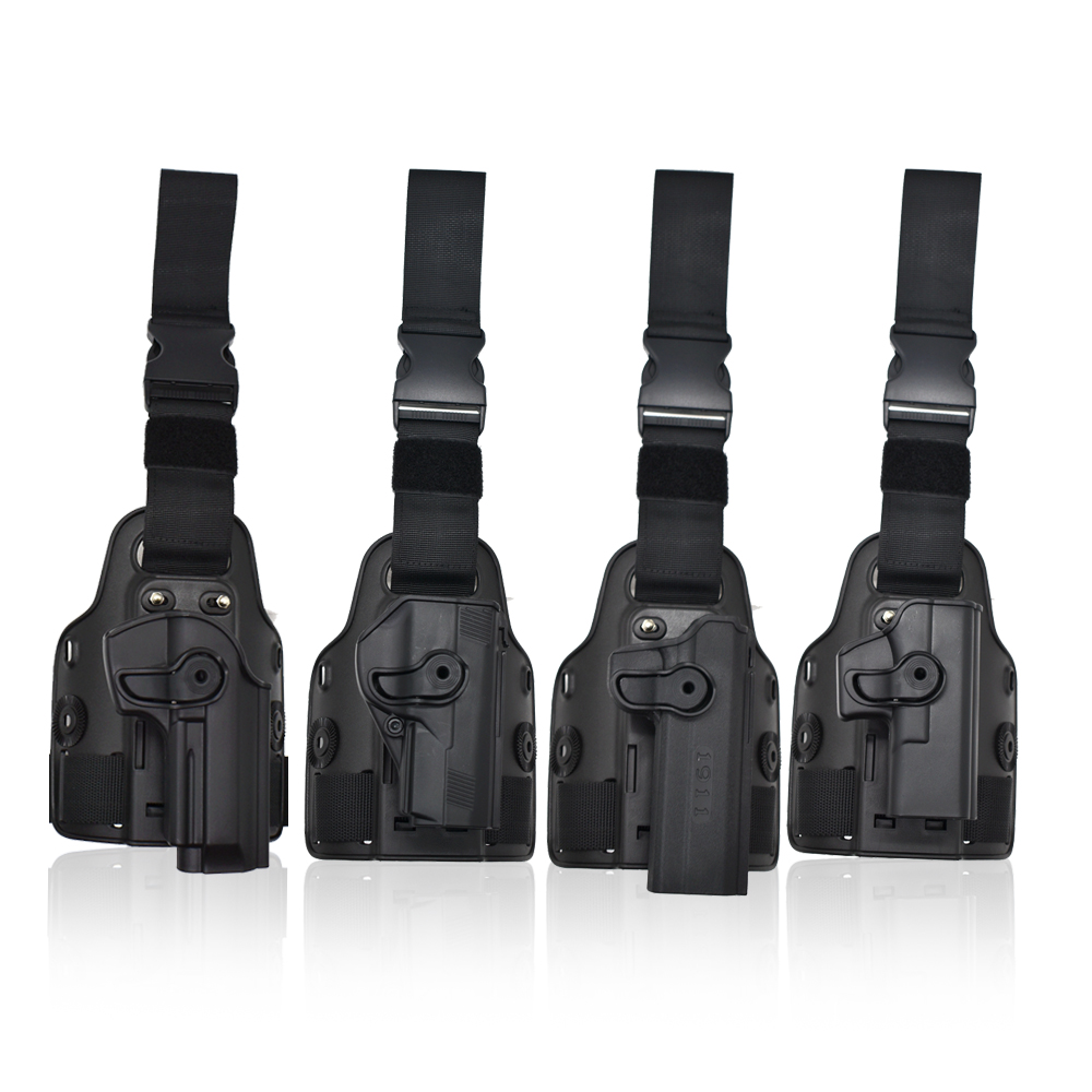 Funda para pistola IMI Drop Leg Airsoft, funda para muslo para Glock 17 Beretta M9 Colt 1911 Beretta PX4 Strom, funda para pistolas de caza