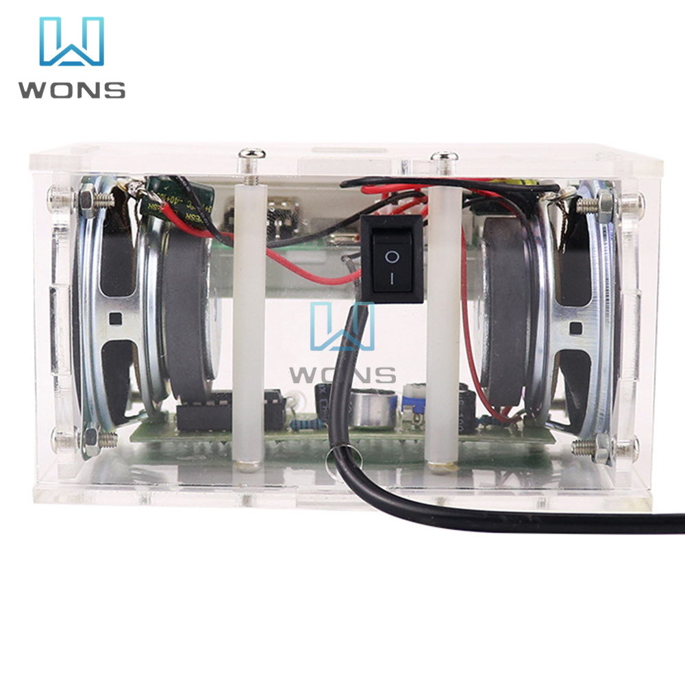 Kit de soldadura electrónica de producción y montaje de altavoces Bluetooth DIY, práctica de enseñanza, Kit electrónico DIY, envío directo al por mayor