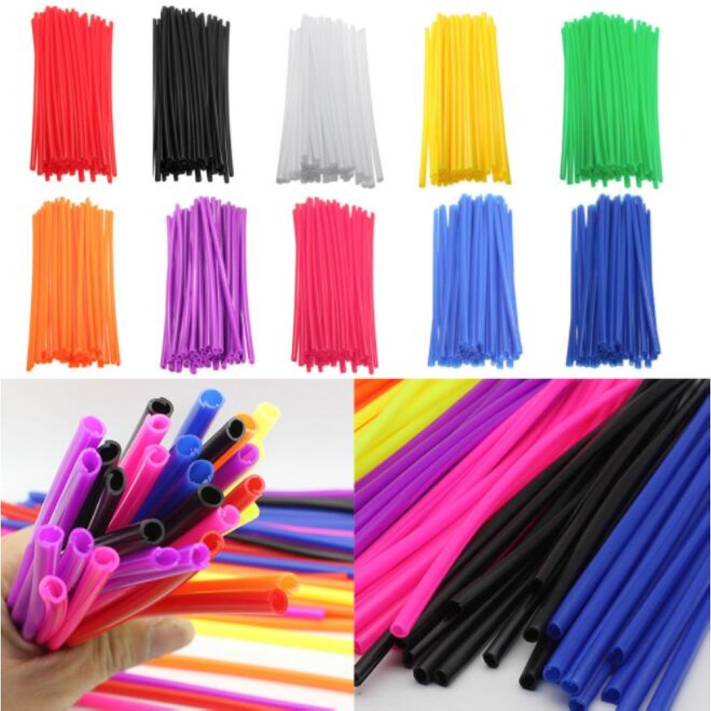 新しいオートバイ 72 個ホイールリムスポークラップキットスキンカバーモトクロスダートピットバイクエンデューロ