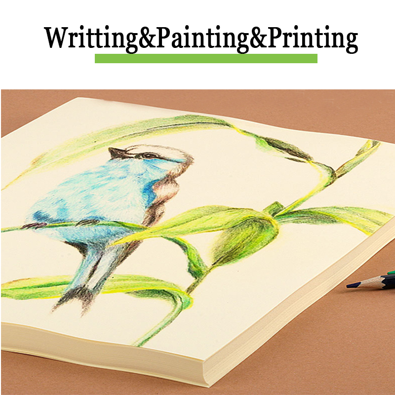 Beige Dowling Papier Druck Papier A3 A4 A5 Licht Gelb Buch Papier Vertrag Dokumente Spezielle Farbe Laser Papier Augenschutz