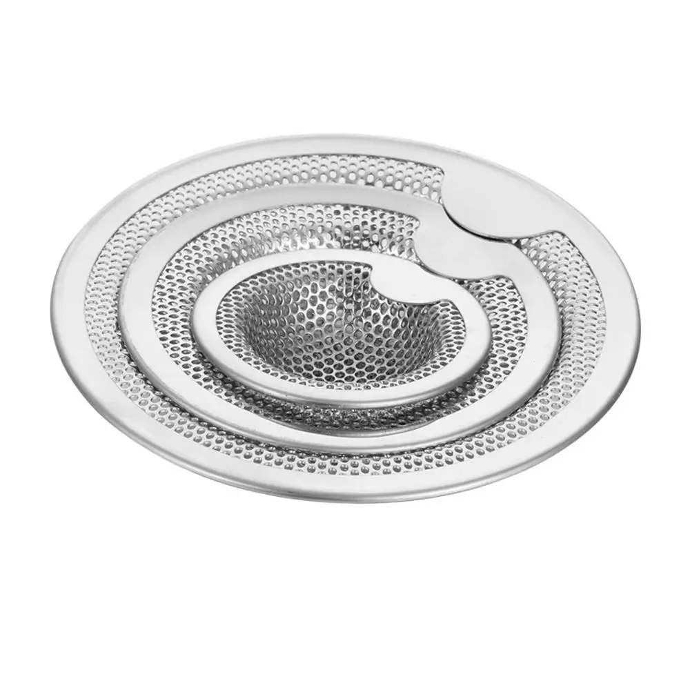 Colador de acero inoxidable para fregadero de cocina, filtro de agujero de drenaje, trampa de malla para bañera, tapón de residuos de ducha, drenaje para cocina, nuevo