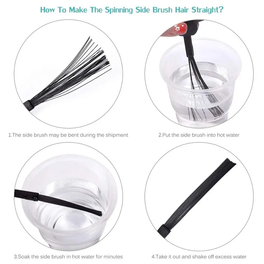 Đống Lọc Lau Vải Bàn Chải Cạnh Bên Cho Chuwi Ilife V5s Đời V5 Pro X5 V3L V5 V3S V3S Pro V50 máy Hút Bụi Lau Nhà Thông Phần