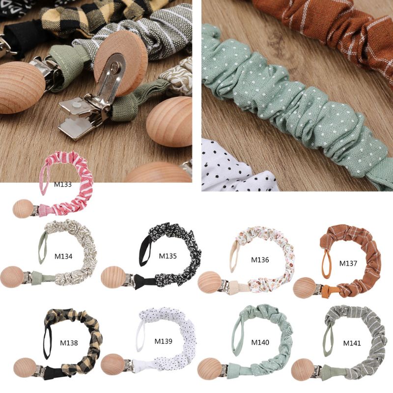 Chupete de algodón para bebé, Clips para recién nacido, chupete para la dentición, masticar, cadenas, accesorios para bebé