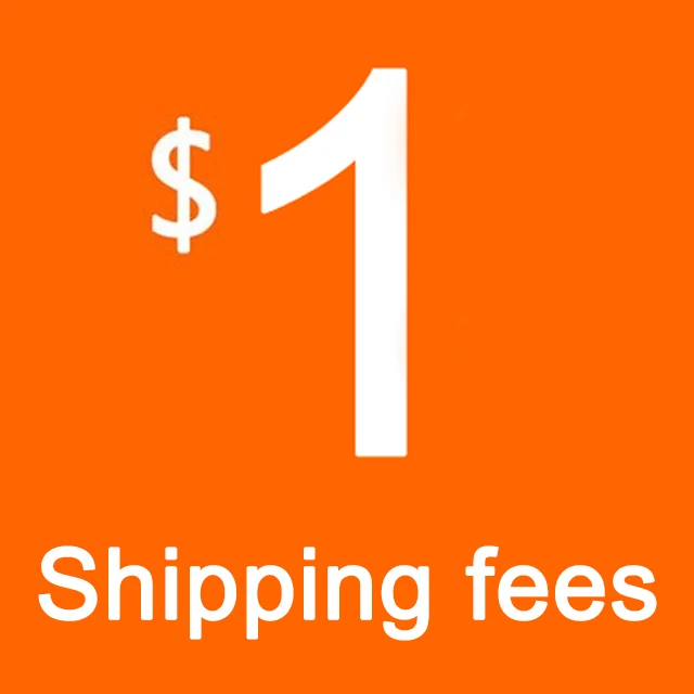 one dollars for extra shipping fee
