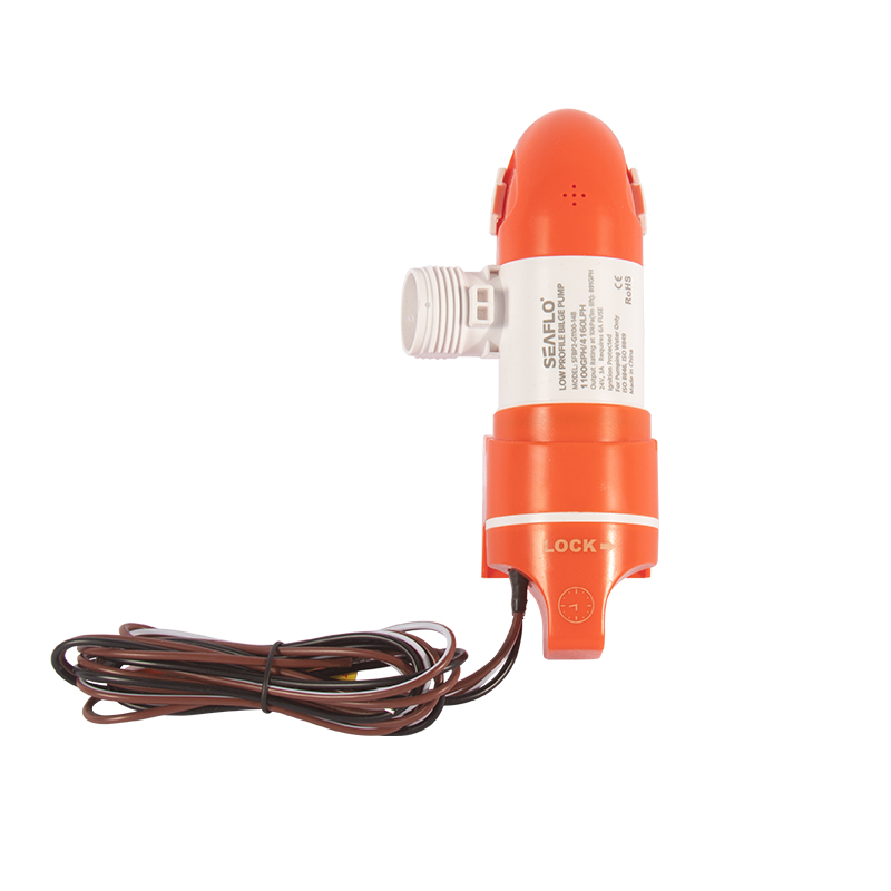 Seaflo ボートウォーターポンプヨット狭い水平自動ビルジポンプ吸引ポンプ誘導排水 DC 12V24V