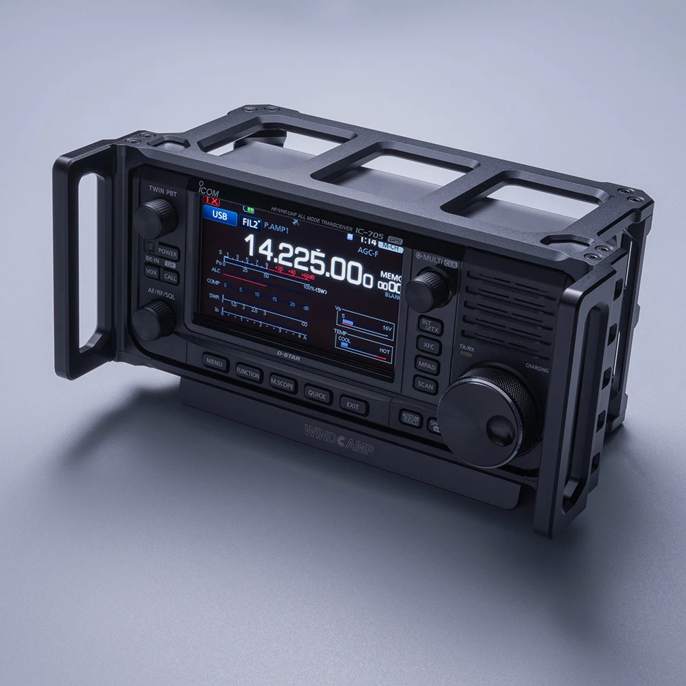 Чехол WINDCAMP IC-705, клетка для переноски, защитный чехол для радиоприемника для IC-705, IC-905, монтажный кронштейн с ЧПУ