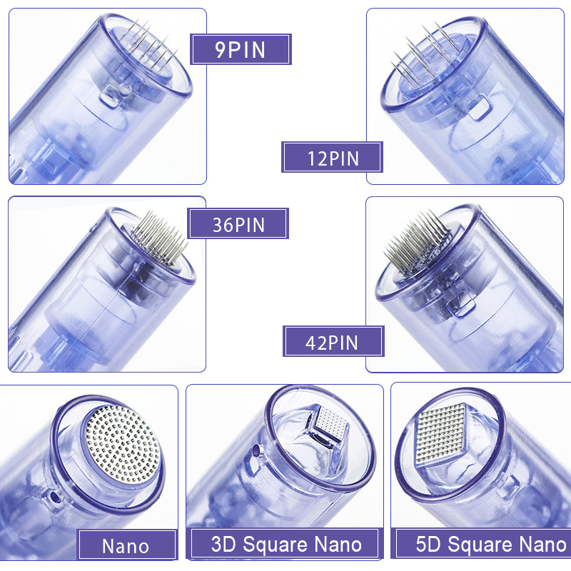 Микроиглы для дермапена с винтом и иглой 100, микроиглы в картридже/50/10 шт.