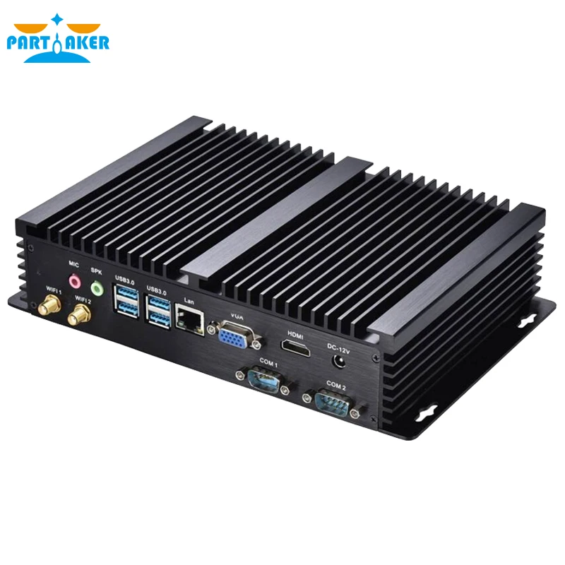 11th Gen Industrial Mini PC Intel Core i7 1165G7 i5 1135G7 Fanless System Barebone Computer 2xDDR4 Ram Slot HDMI VGA 7*USB WiFi