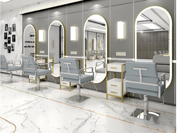 Парикмахерское зеркало в современном стиле, зеркало для парикмахерской в европейском стиле