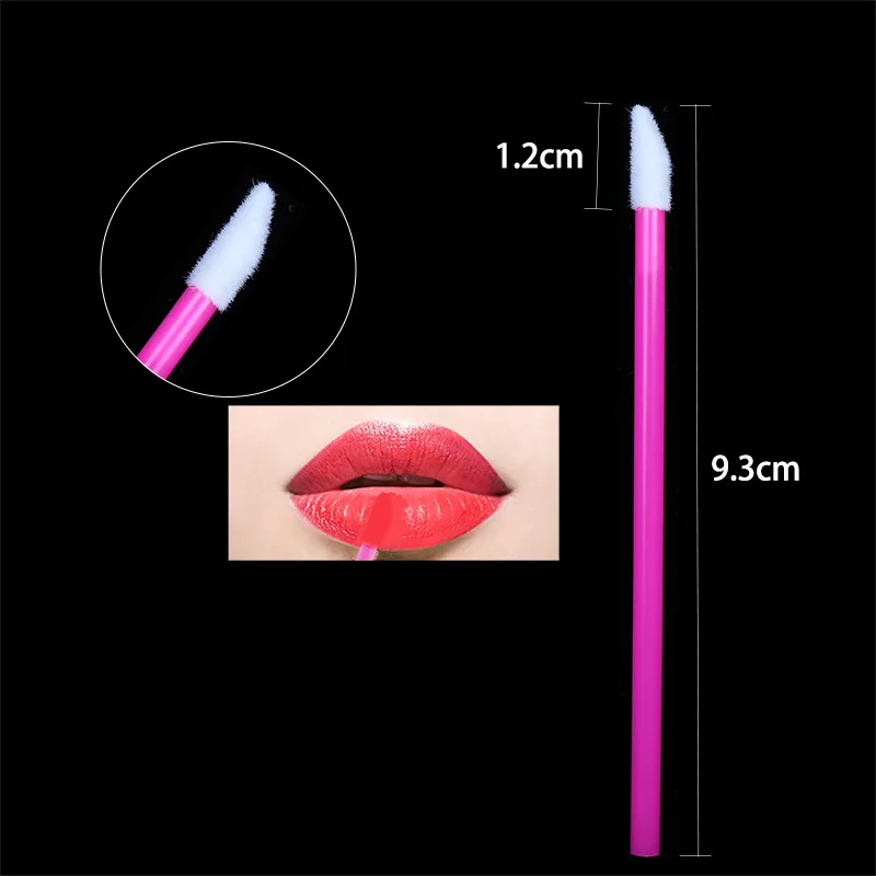Bộ 50 Lần Trang Điểm Son Bóng Bàn Chải Son Môi Bóng Hoa Dây Applicator Rỗng Môi Cọ Mỹ Phẩm Xách Tay Dụng Cụ Làm Đẹp