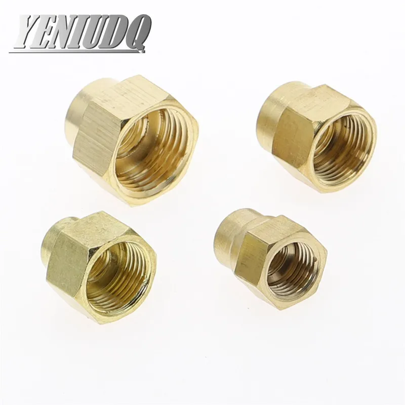Rosca hembra de latón BSP, accesorios de tubería, tuerca hexagonal, acoplamiento de conector de varilla, 1 piezas, 1/8, 1/4, 3/8, 1/2"