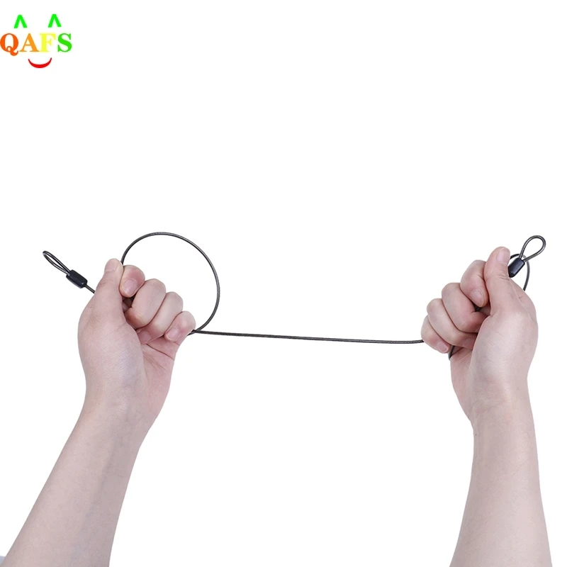 An Toàn Cáp Dây Thép 50Cm Cho Thể Thao Ngoài Trời Xe Đạp Móc Khóa Bảo Vệ An Ninh Hành Lý