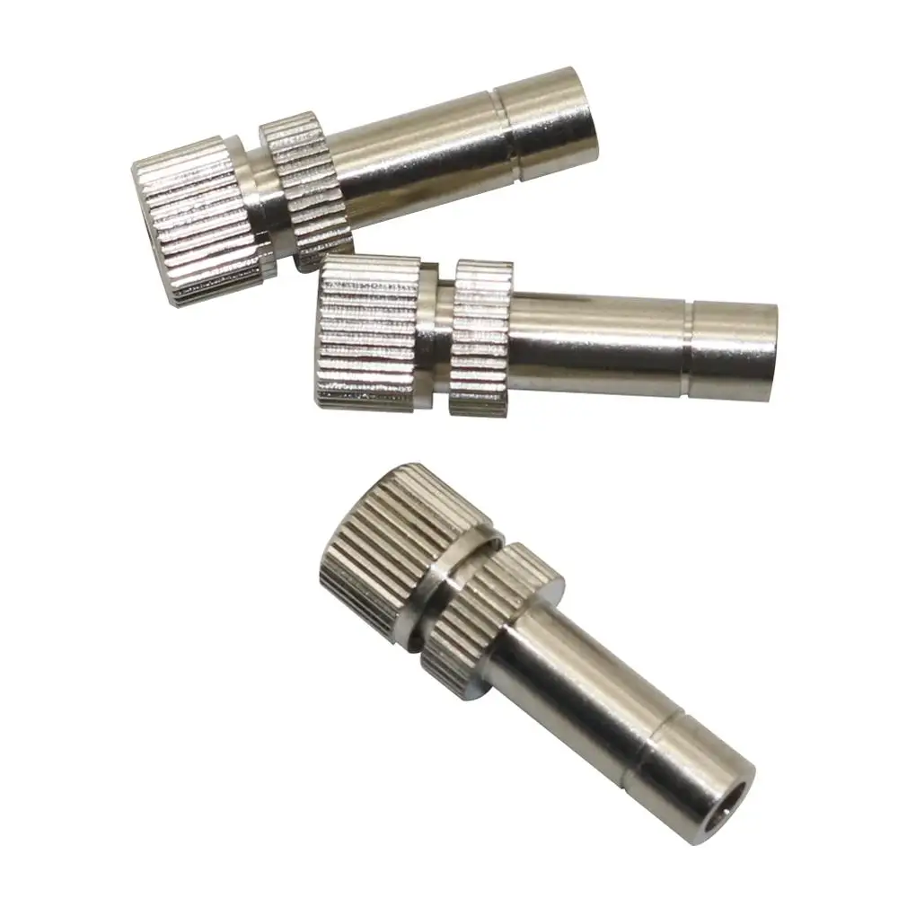 5pcs 6mm Quick Connect Mist Sprayer 0.1-0.6 Low Pressure Spray Nozzle Mist Sprayer Cooling Irrigation Nozzle Humidification Syst