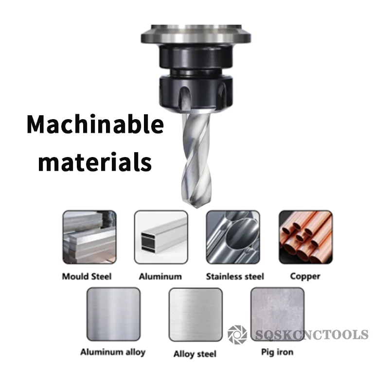 Chắc Chắn Hợp Kim Vonfram Khoan Forr CNC Carbide Gwist Khoan 1.0-20Mm Mũi Khoan Kim Loại Thép Vonfram Mũi Khoan