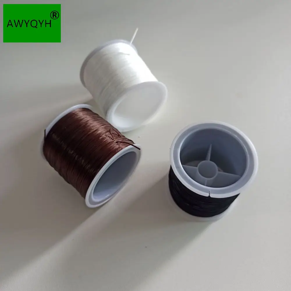 Cuerda de hilo de tejer elástico fuerte con nudo brasileño para extensión de cabello