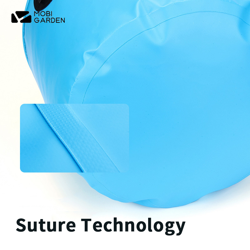 MOBI GARDEN 10L Ember Berkemah Portabel Ultraringan Multifungsi Ember Pancing IPX6 Tas Tahan Air Penyimpanan Rumah Travel Luar Ruangan