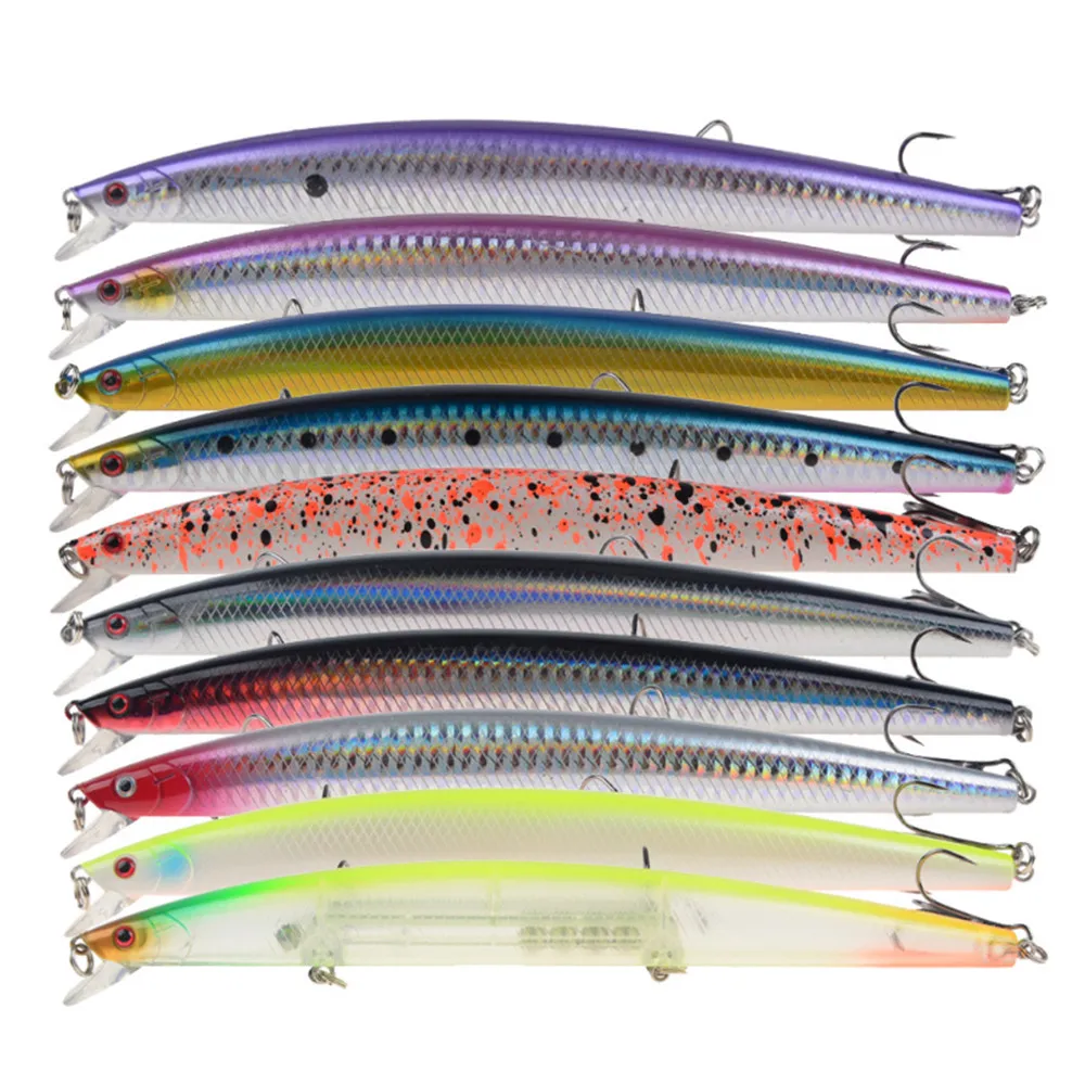 1 Cái Lớn Mới Laser Minnow Mồi Câu Cá 18Cm/24G Câu Cá Mồi Crankbaits Cau Artificiais Pesca biển Wobbler Bơi Mồi Câu