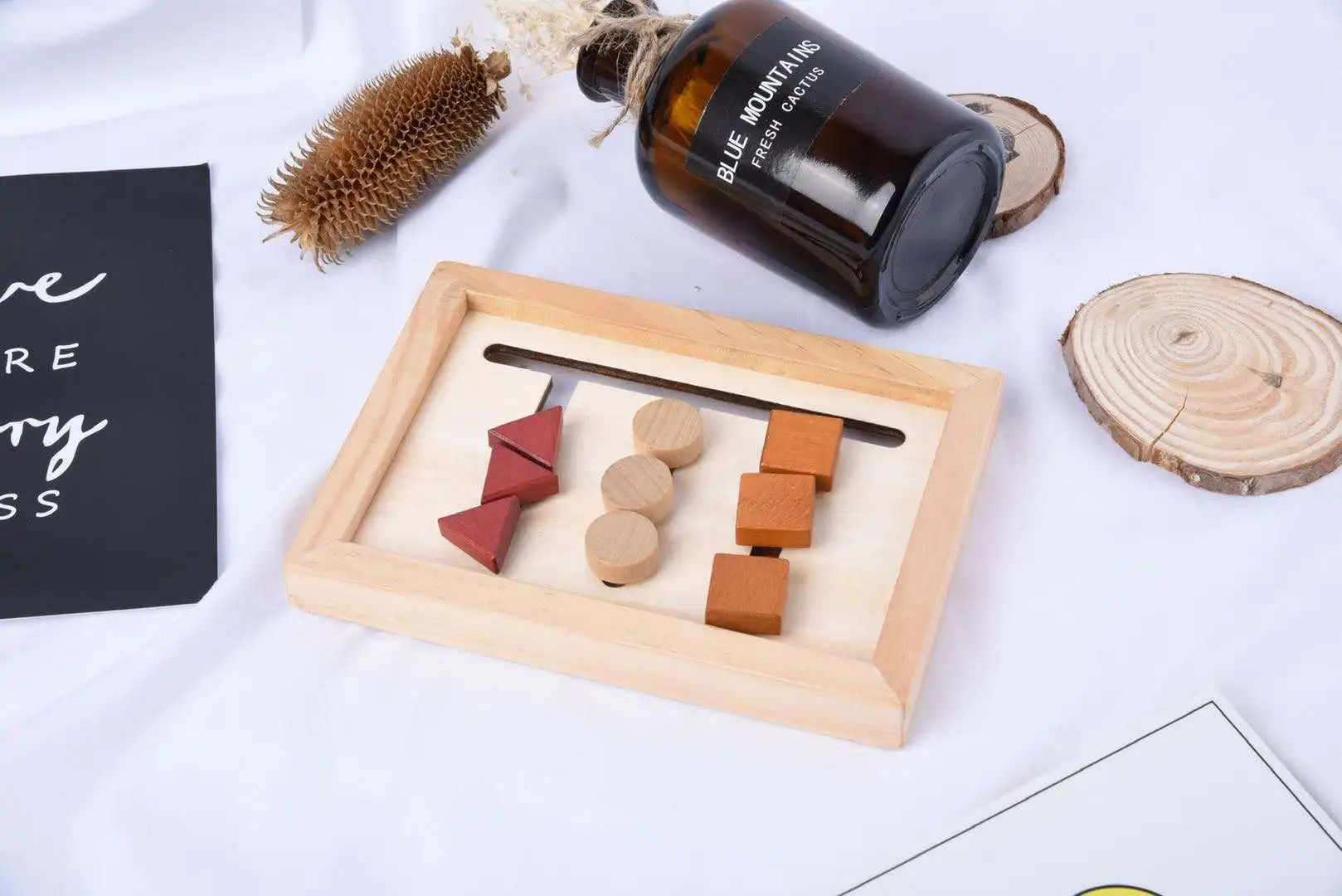 3D Trẻ Em Bận Rộn Ban Diy Vintage Khóa Chốt Cửa Ban Đồ Chơi Phụ Kiện Cho Bé Giáo Dục Sớm Trợ Giảng Đồ Chơi Bàn Tính Chất Liệu