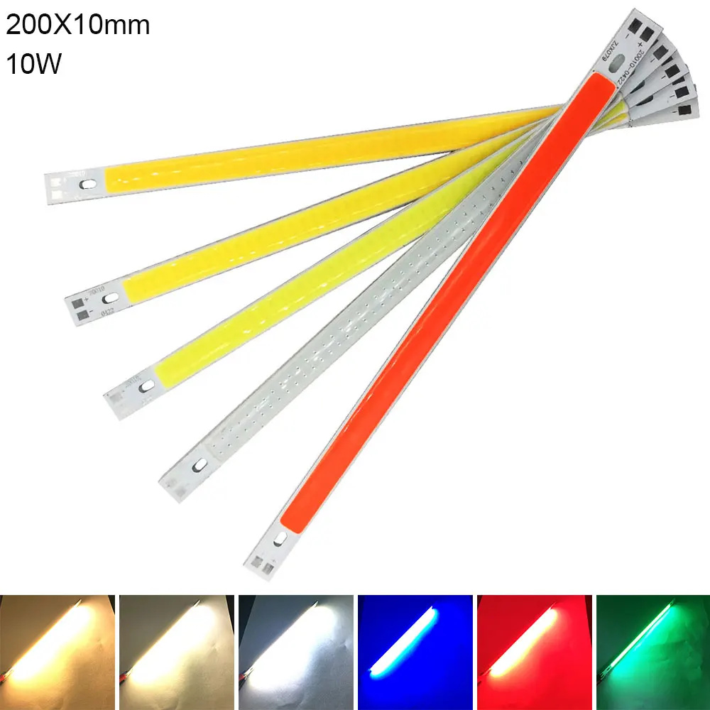 DC 12V COB Bóng Đèn Led Chip Bảng Điều Khiển Ánh Sáng 2 W-300 W Tất Cả Size COB Mô Đun Ấm Tự Nhiên lạnh Trắng Đỏ Xanh Màu Xanh Đèn LED Cho DIY
