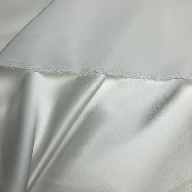 1 Đồng Hồ DIY May Cung Cấp 100% Lụa Thiên Nhiên Trắng Undyed Satin Trắng Khăn Vải Kèm Áo Nguyên Chất Lụa Charmeus