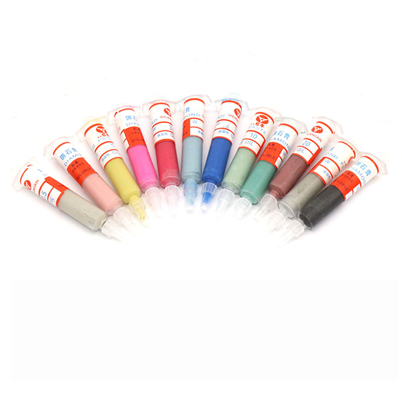 2pcs/lot W0.5-w40 Grit 320~10000 Diamond Abrasive Paste Needle Tube Grinding Polishing Lapping Compound Factory