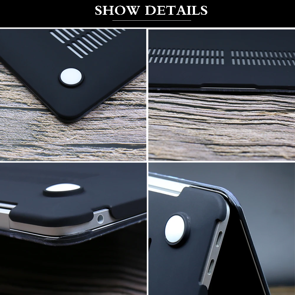 Funda de portátil para MacBook Pro 13 2020 M1 A2338 M2 Air 13,6 Touch ID Coque Macbook Air 13 Funda Pro 16 14 15 M3 2023 Capa