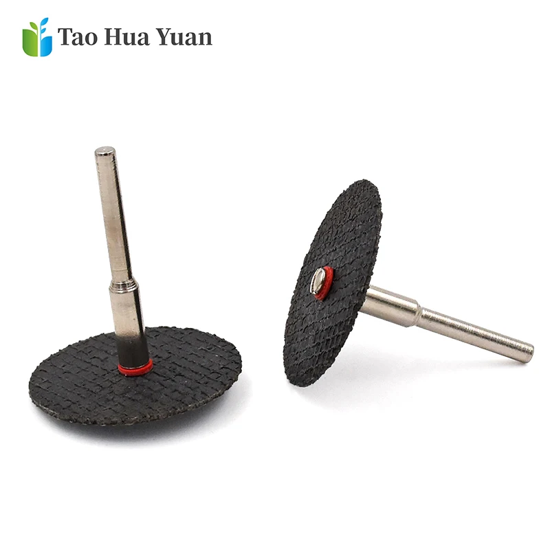 12 Chiếc Nhựa Đĩa Cắt Đá Mài Nhám Đĩa Cắt Mũi Khoan Mini Dụng Cụ Dremel Rotary Phụ Kiện 10 Chiếc & 2 Mandrels