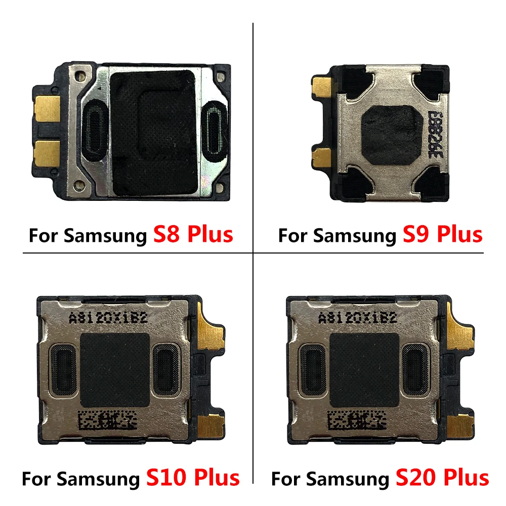 2 ชิ้น, ด้านหน้าหูฟังหูฟังลําโพงเสียงสําหรับ Samsung S20 Ultra S10 S9 S8 Plus S7 edge