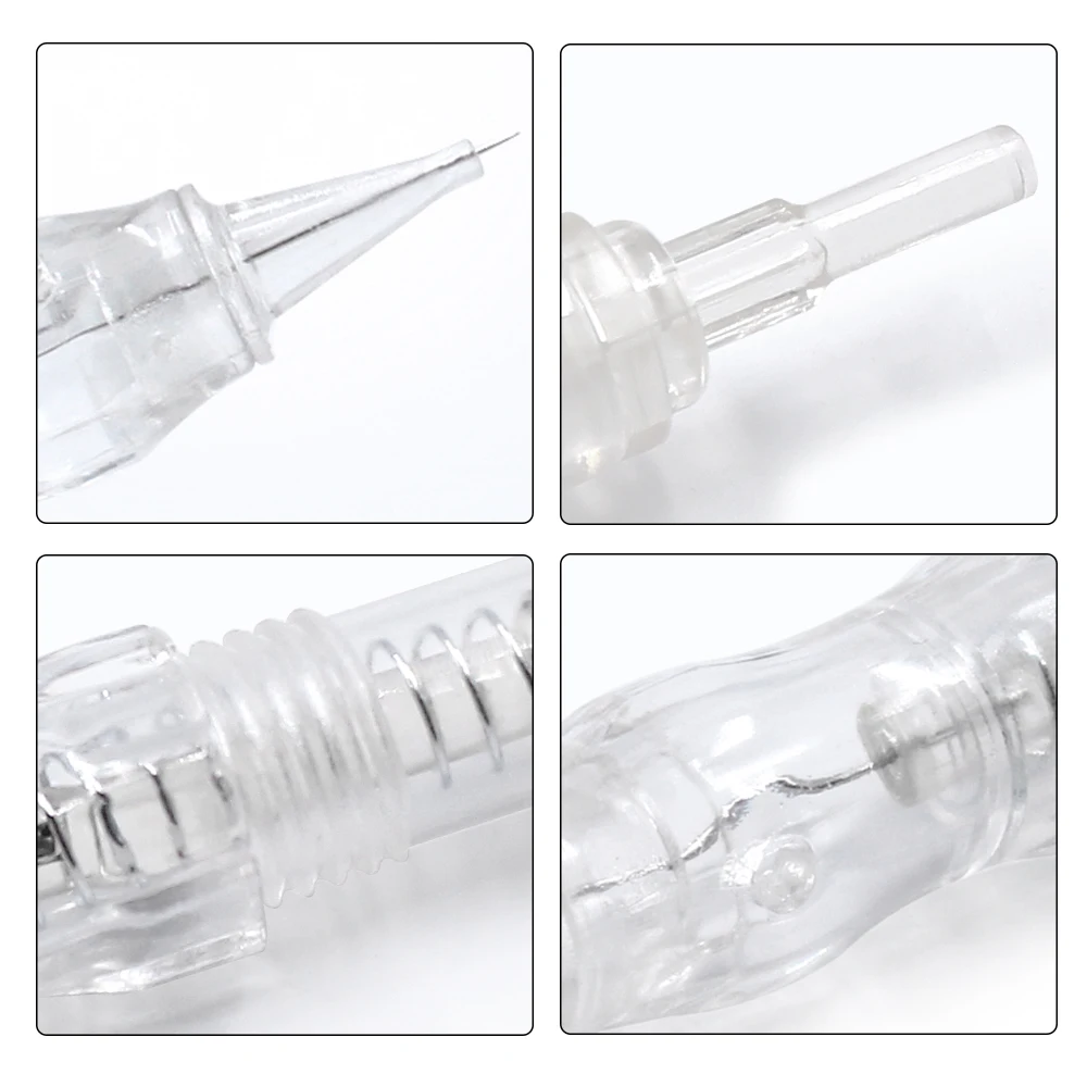 Biomaser 10 sztuk rewolucja igła do tatuażu igły do ​​makijażu permanentnego igły do ​​zestawu do tatuażu igła do brwi 1R,2R,3R,5R