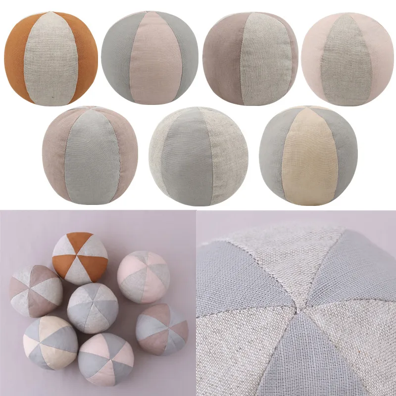Cotton Sần Bóng Mềm Thú Nhồi Bông Di Động Bóng Đồ Chơi Có Chuông Trẻ Sơ Sinh Tương Tác Đồ Chơi Giáo Dục Mới Lạ Giường Đồ Chơi