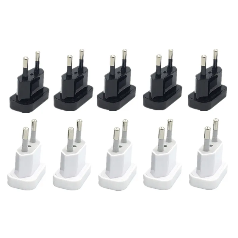 1pcs Power Plug Adapter US To EU Euro Europe Plug Power Plug Converter Travel Adapter US to EU Adapter Electrical Socket