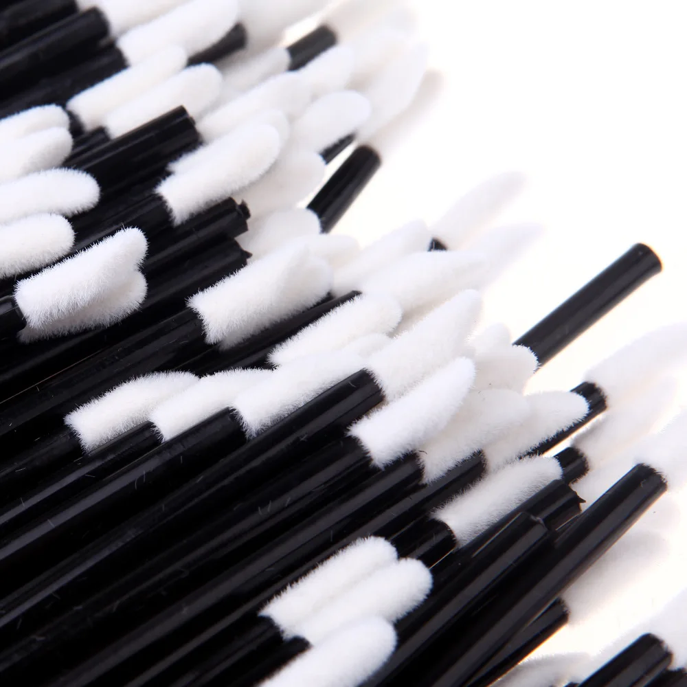 5/50/100 Stuks Lip Borstels Wegwerp Cosmetische Lip Borstel Lippenstift Lip Glossy Wands Cleaner Applicator Oogschaduw Make-Up Brush tool