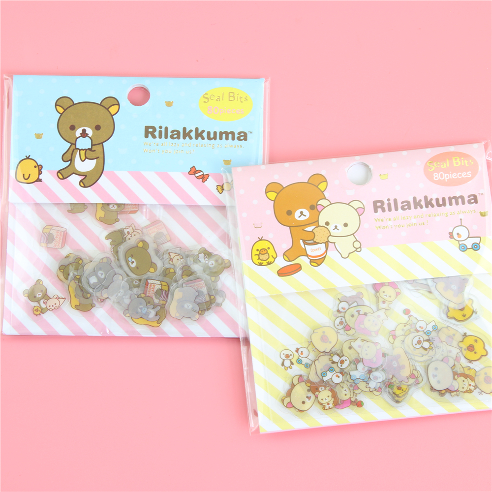 80 ชิ้น/แพ็คมุมได้อย่างง่ายดายหมีได้อย่างง่ายดายหมีสติกเกอร์แพ็คสติกเกอร์เด็กชุดเครื่องเขียน DIY สติกเกอร์ตกแต่งโน้ตบุ๊ค