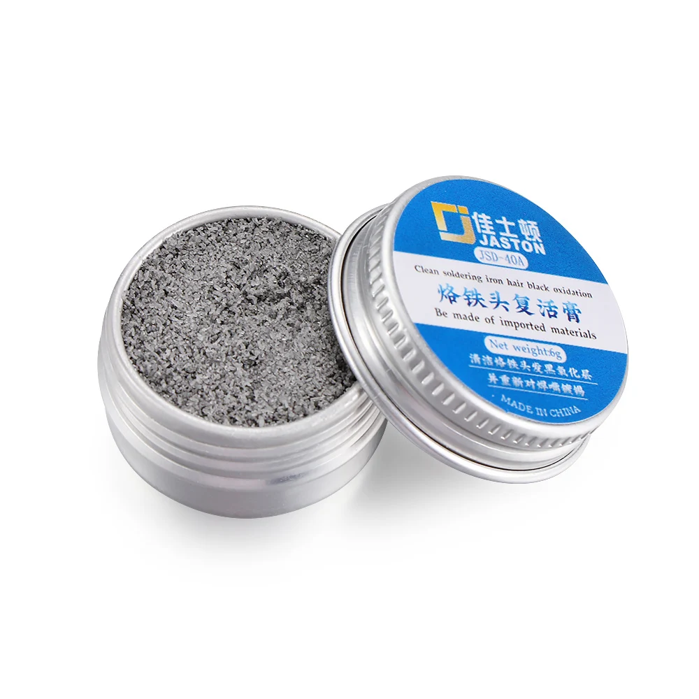 Non-stick tin Electrical Soldering Iron Tip Refresher solder Cream Clean Paste  Solder Iron Tip Head Resurrection 2022 Hot Sale