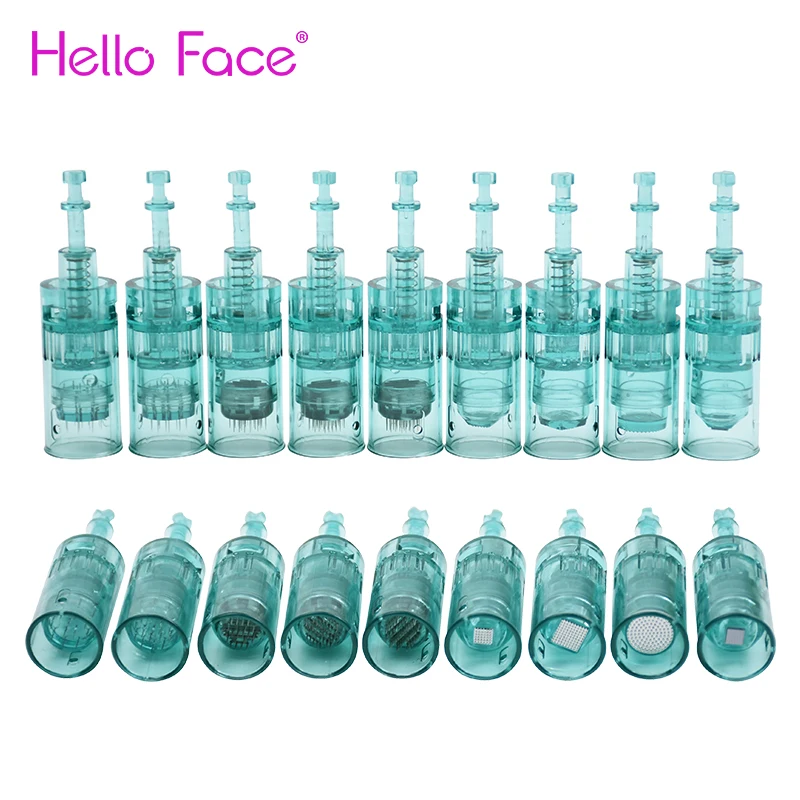 Dr. Bút A6S Hộp Mực Microneedling Bút Kim Derma Bút Bằng Lưỡi Lê Đầu Thay Thế 11 16 36 42 Nano Microneedle
