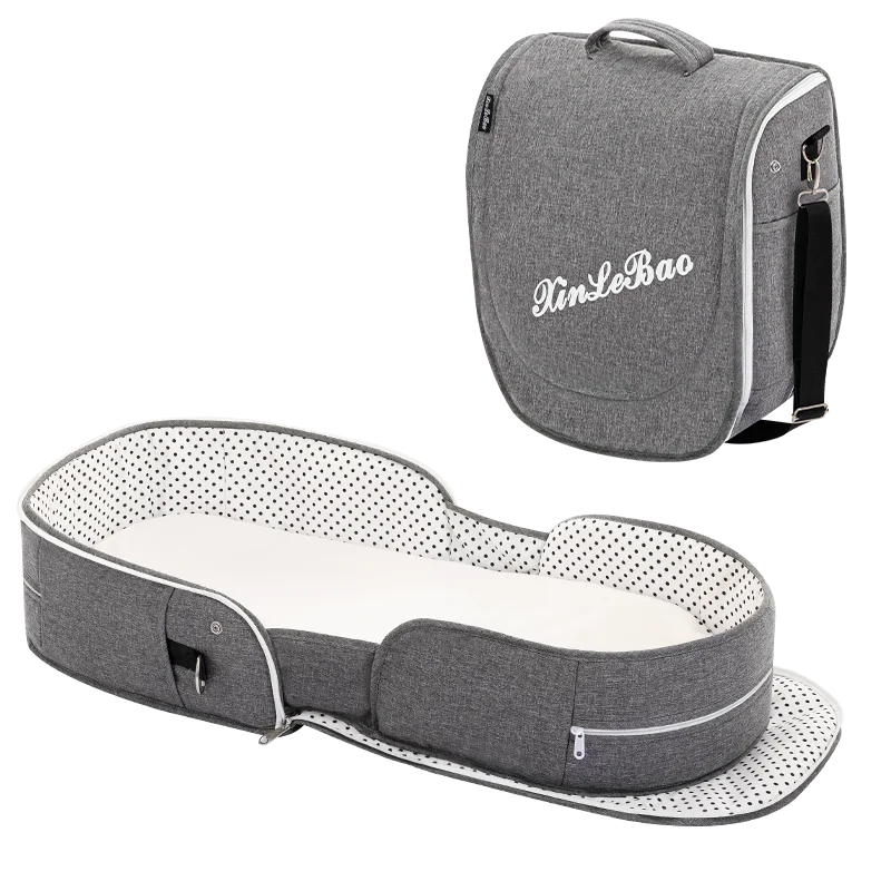 Breathable แบบพกพา Sleeping เตียงเด็กทารกเด็ก Multi-Function ยุง Nest สำหรับทารกแรกเกิดแบบพกพาเปล Bassinet กันชน