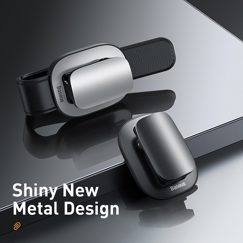 Baseus 車の眼鏡ホルダーメガネ収納クリップアウディ Bmw 自動車インテリア整理アクセサリー車のサングラスホルダー