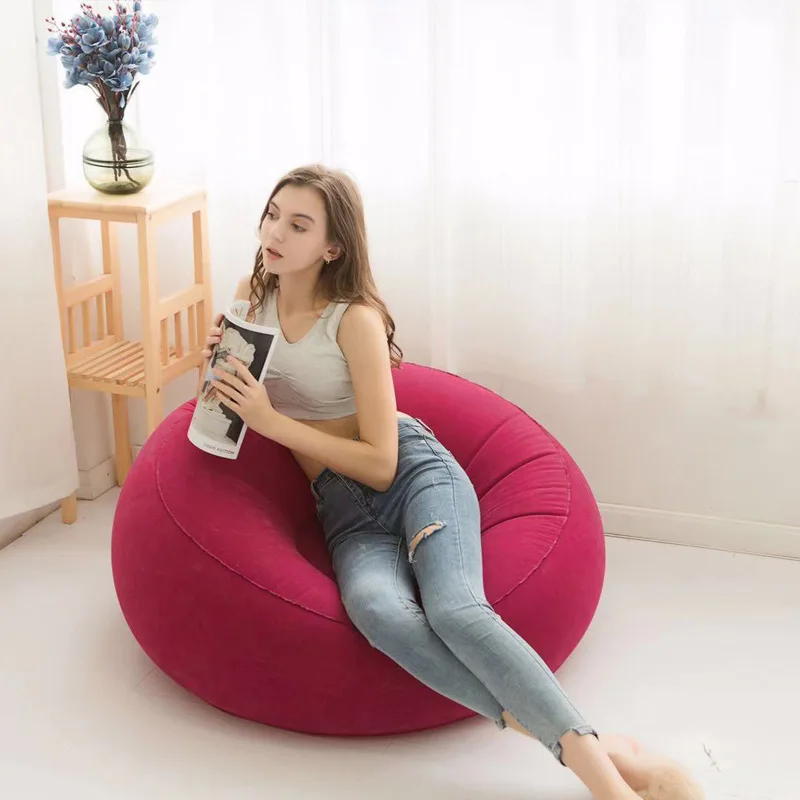 Bơm Hơi Sofa Lười Không Khí Chống Bẹp Đầu Đơn Thông Tắc Đường Ống Sofa Sofa Ngoài Trời Nghiên Cứu