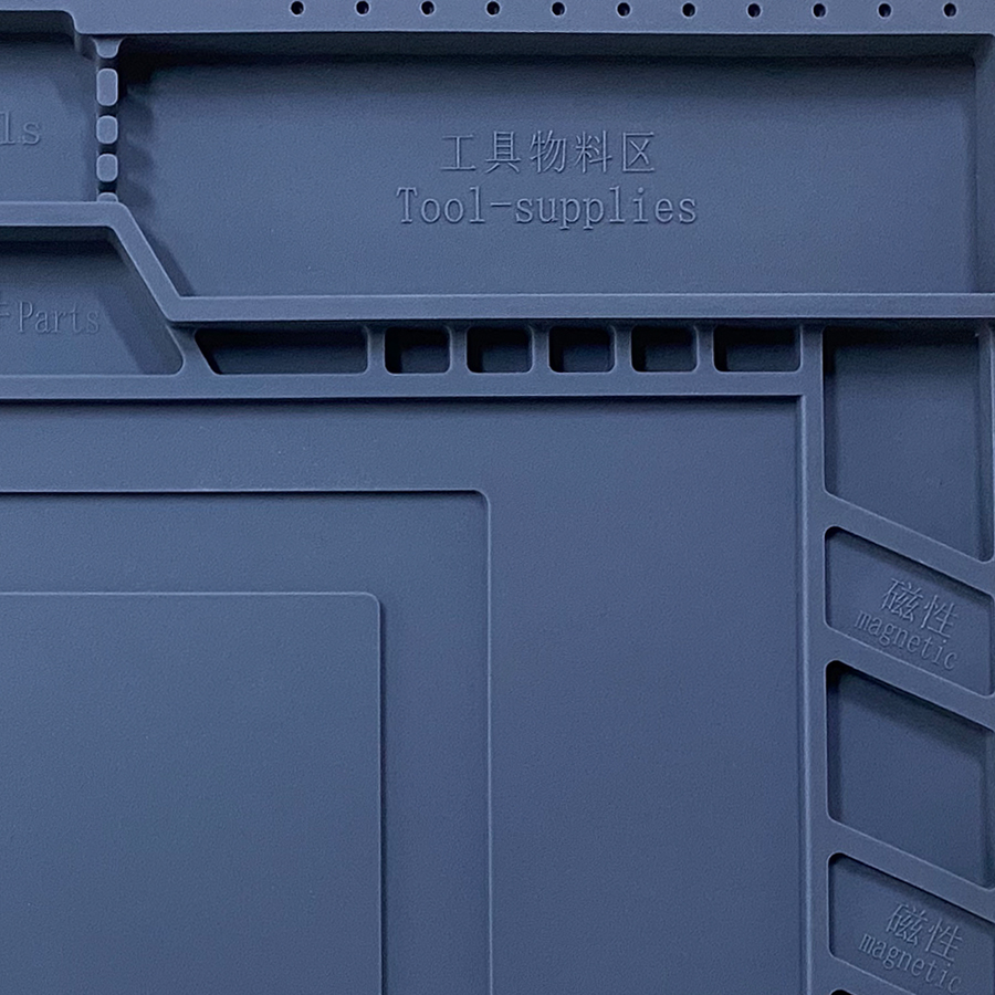 シリコン溶接パッド,はんだ付けステーション用プラットフォームマット,鉄製,修理用,断熱材,鉛なし,S-160