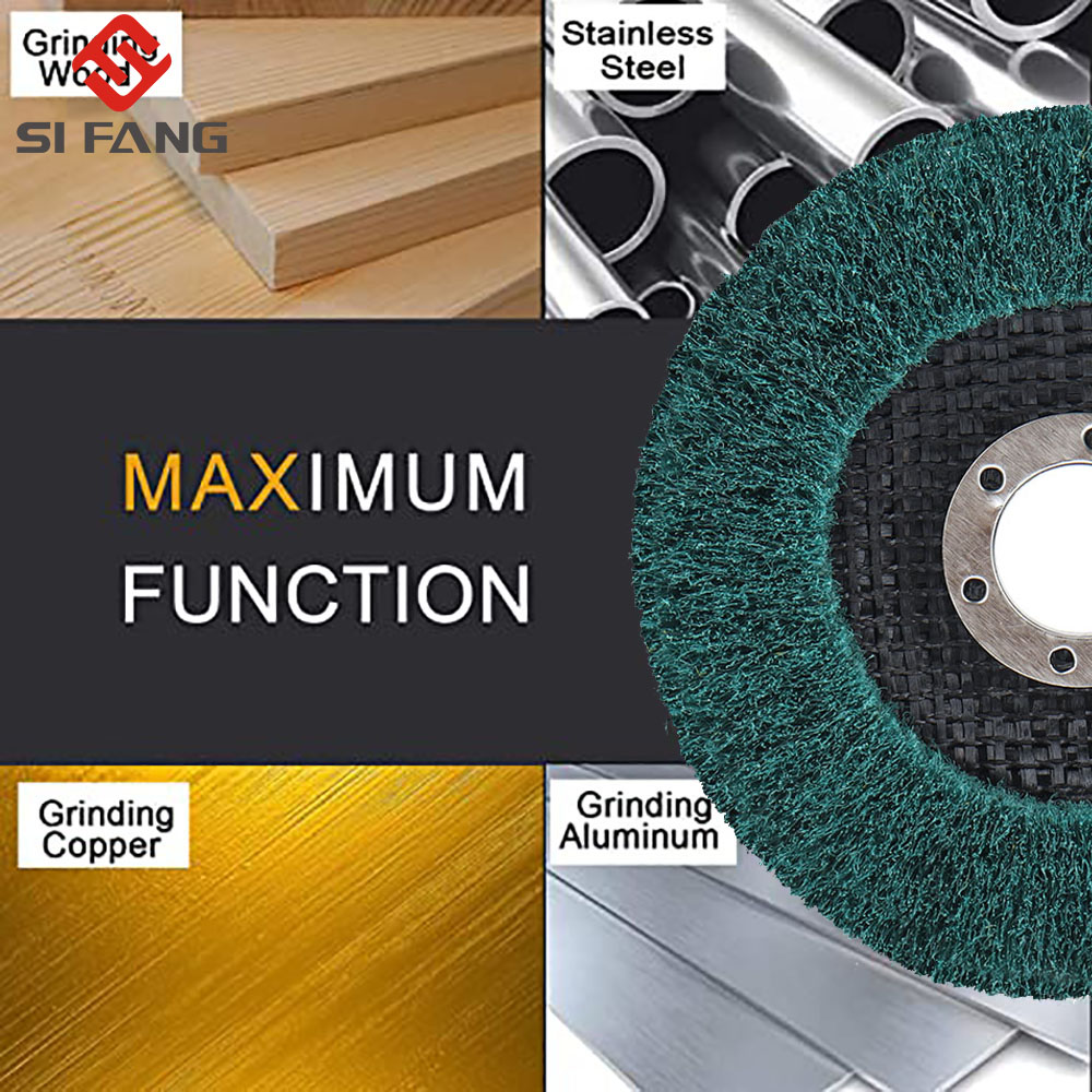 Диск шлифовальный угловой Нейлоновый, 4,5 дюйма, 115 мм, зернистость 180