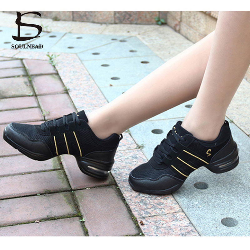 Jazz Dance Schuhe Frauen Turnschuhe Moderne Tanzen Kinder Kinder Mesh Weiche Sohle Sport Hip Hop Walzer Ballsaal Casual Schuhe Weibliche