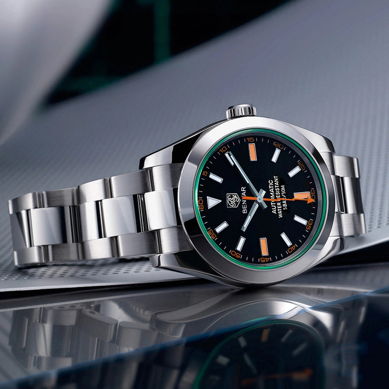 BENYAR Mechanische herren Uhren Top-marke Luxus Armbanduhren Business Automatische Sport Uhren Für Männer Relogio Masculino 2024